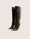 Finest Detail Pointed Knee High Boots